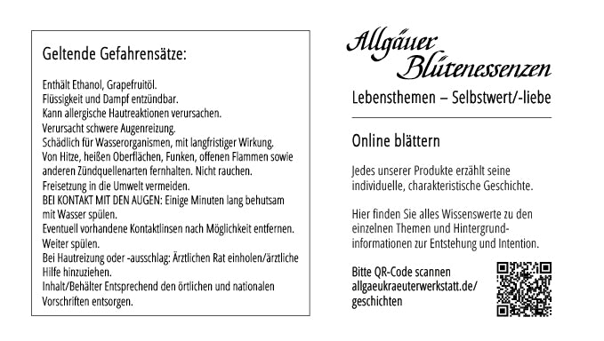 Selbstwert - Selbstliebe Themenmischung 50 ml