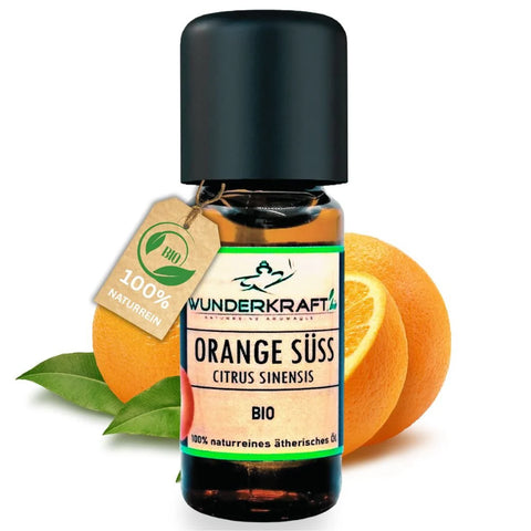 BIO Orangenöl süß, 100% naturreines ätherisches Öl