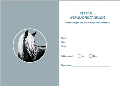 Set: Buch Pferde ganzheitlich behandeln + Plakat+ Gesundheitsbuch