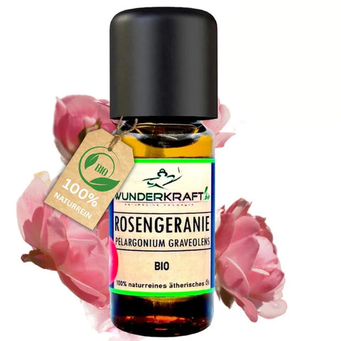 BIO Rosengeranienöl, 100% naturreines ätherisches Öl
